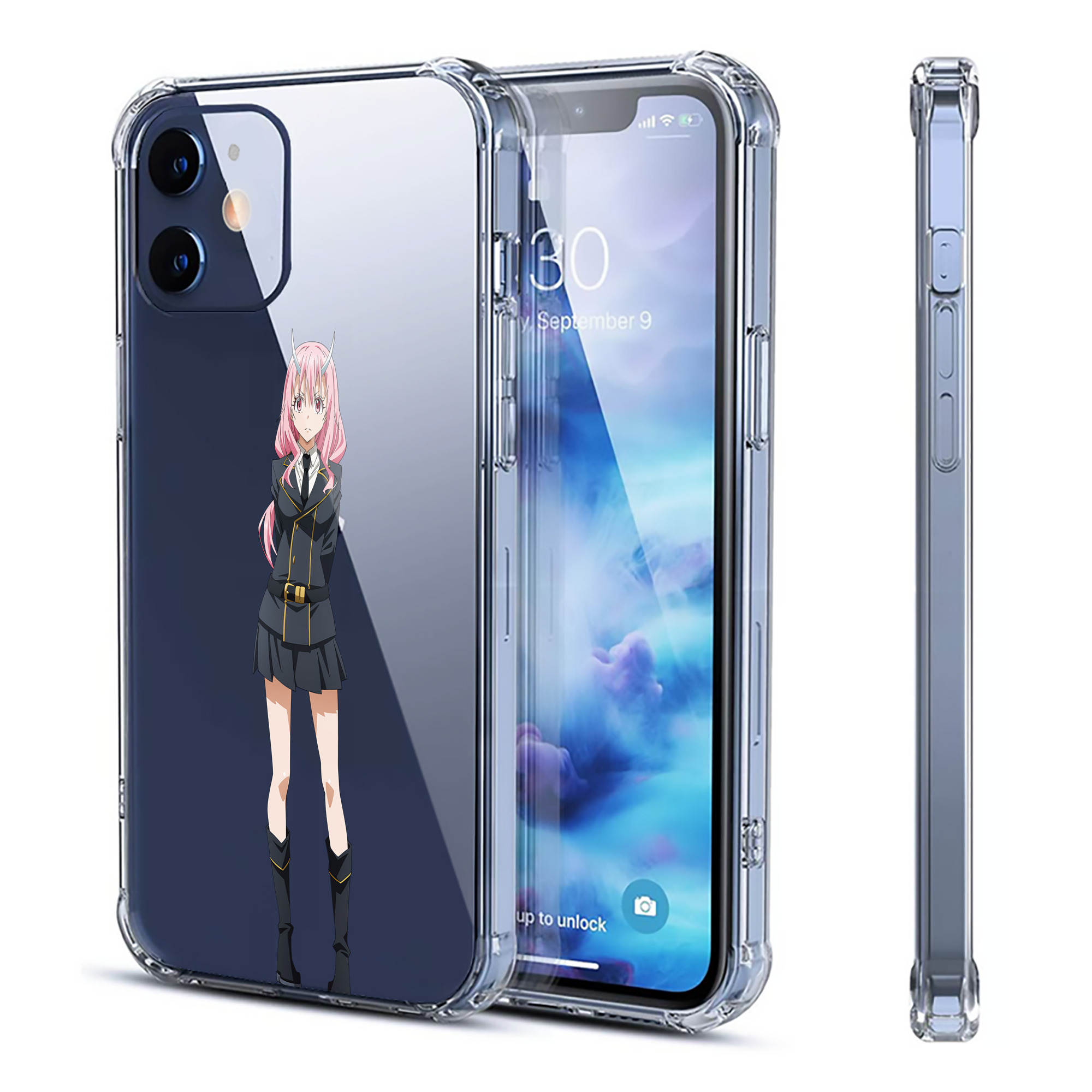 （画像用） 転スラ Regarding Reincarnated to Slime 【iPhone 12シリーズ対応】透明スマホケース（クリアソフトケース）